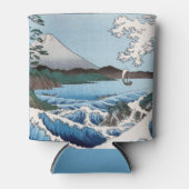 歌川広重 – 駿河国薩田沖 缶クーラー (正面)