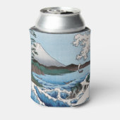 歌川広重 – 駿河国薩田沖 缶クーラー (缶裏面)
