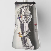 歌川広重 – Kanbaraの夕べ雪 ゴルフヘッドカバー (回転90)