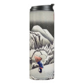 歌川広重 – Kanbaraの夕べ雪 タンブラー (回転左)