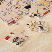 歌川日本の国芳 ジグソーパズル (側面)