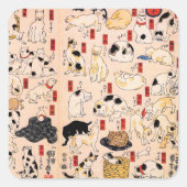 歌川日本の国芳 スクエアシール (正面)