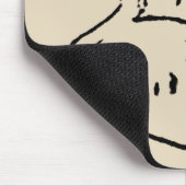 歌川日本の広重のかわいい猫猫 マウスパッド (コーナー)