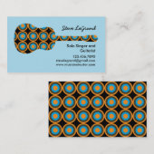 歌手およびギターのインストラクターの名刺 名刺 (正面/裏面)