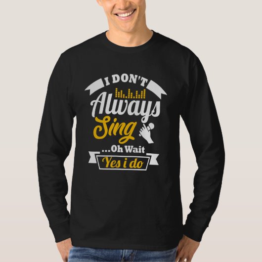 歌手のジャズ歌手が歌ってい素晴らしる Tシャツ (正面)