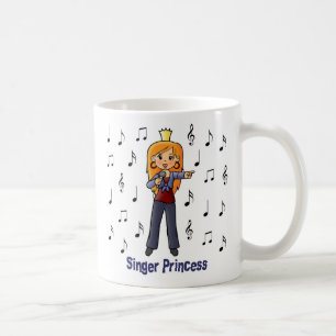 歌手のプリンセス コーヒーマグカップ