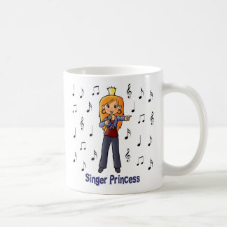 歌手のプリンセス コーヒーマグカップ
