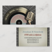 歌手のボーカリストの歌う先生 名刺 (正面/裏面)