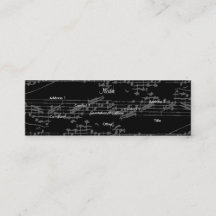 歌手のヴィンテージの灰色のノートのプロフィールカード