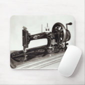 歌手の「新しい家族」のミシン1865年 マウスパッド (マウス)