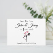 歌手ボーカリストミュージシャンウェディングSave The Date (スタンド正面)