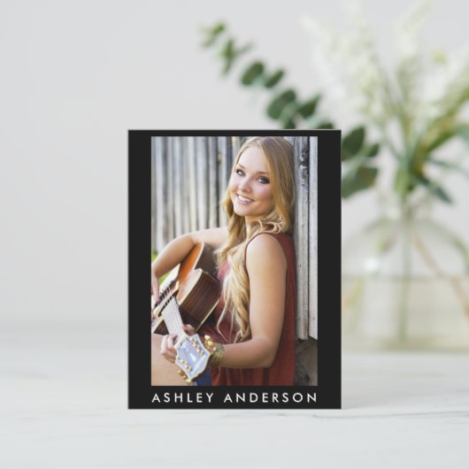 歌手ミュージシャンフォトプロモーションカード – はがきサイズ ポストカード (スタンド正面)