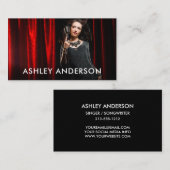 歌手ミュージシャンフォトプロモーション 名刺 (正面/裏面)