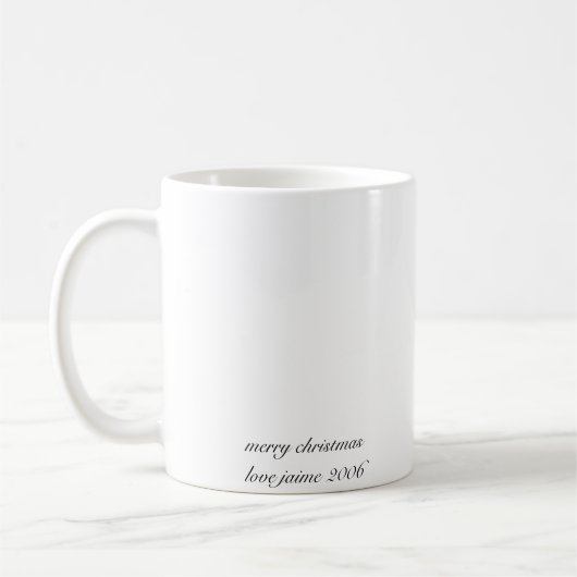 歌手新し家族裁縫機械1865 Giclee Pr… コーヒーマグカップ (左)