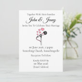 歌手結婚式招待状歌ミュージシャン 招待状 (スタンド正面)