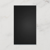 歌手/ボーカリスト – モダンブスタイリッシュルー 名刺 (裏面)