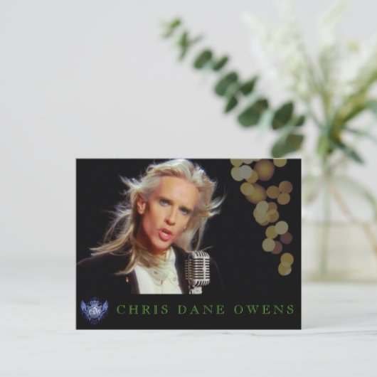 歌手 ポストカード (スタンド正面)