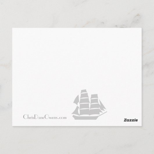 歌手 ポストカード (裏面)