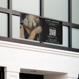 歌手 ミュージシャン 写真 プロモーション イベント 横断幕