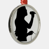 歌手 メタルオーナメント (右)