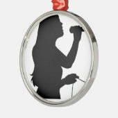 歌手 メタルオーナメント (左)