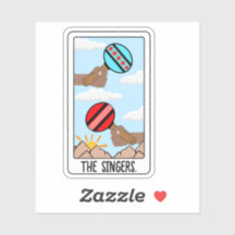 歌手 – 先住民ビニールステッカー