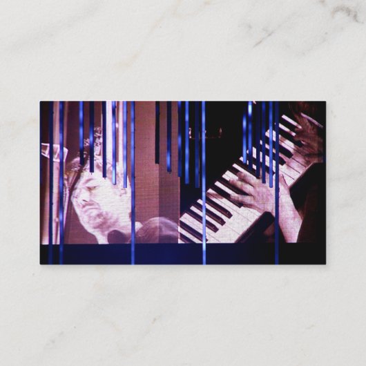 歌手/声の先生のミニマリスト 名刺 (裏面)