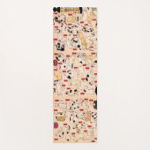 歌日本の川国芳ヨガマット「キャッツ」 ヨガマット (正面)