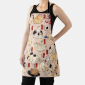 歌日本の川国芳「猫」 エプロン (インサイチュ)