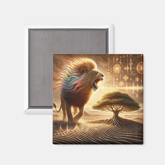 歌獅子磁石 マグネット (正面/裏面)