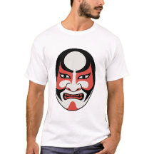 歌舞伎の仮面 Tシャツ デザイン