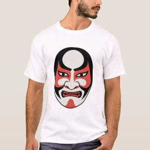 歌舞伎の仮面 Tシャツ デザイン