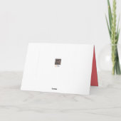 歌舞伎の男マイハートカード カード (裏面)