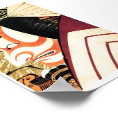 歌舞伎クール日本の伝統的士忠正 ポスター (角)