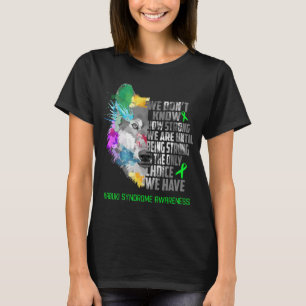 歌舞伎シンドローム認識度リボンのサポートギフト Tシャツ