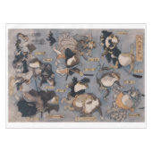 歌舞伎ステージの名士 テーブルクロス (正面(横))