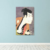 歌舞伎俳優の大谷鬼二が江戸兵衛焼き木として キャンバスプリント (インサイチュ (ウッドフロア))