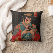 歌舞伎俳優の携帯電話装飾用クッション クッション (ブランケット)