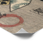 歌舞伎役者トリプチ1847 離れ年 ポスター (角)