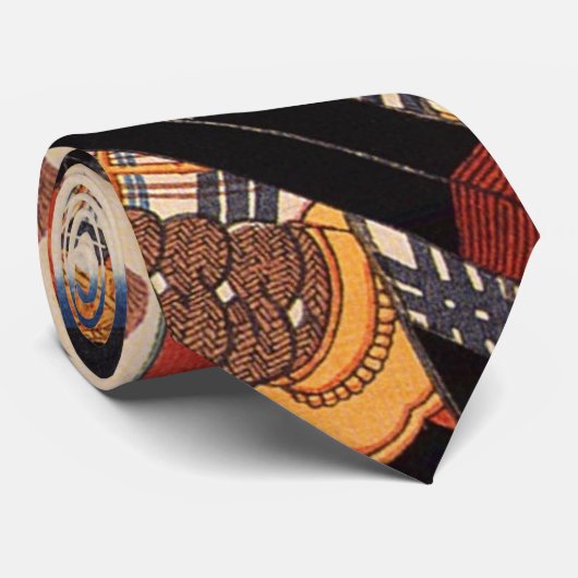 歌舞伎役者,国芳歌舞伎役者国吉浮世絵 ネクタイ (ロール)