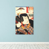 歌舞伎役者,国芳歌舞伎役者、国芳、浮世絵 キャンバスプリント (インサイチュ (ウッドフロア))