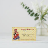 歌舞伎日本の俳優の竜刀剣商 名刺 (スタンド正面)