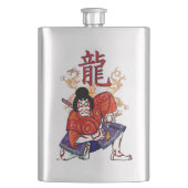 歌舞伎日本の俳優フォーク芸術 フラスク (正面)