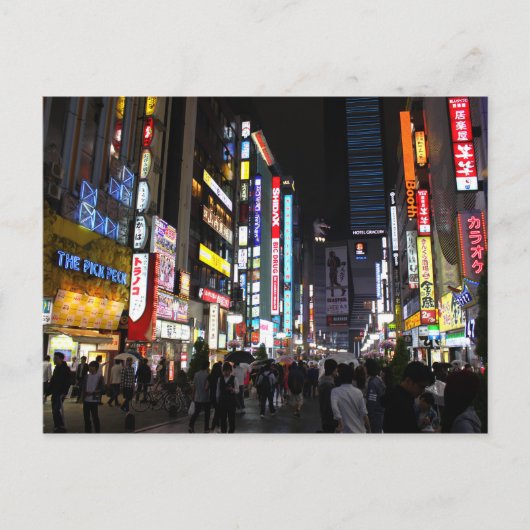 歌舞伎町の東京ネオンズバイナイト ポストカード (正面)