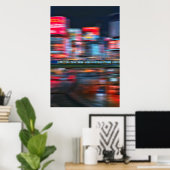 歌舞伎町ポスターのネオンライト(2L) ポスター (ホームオフィス)