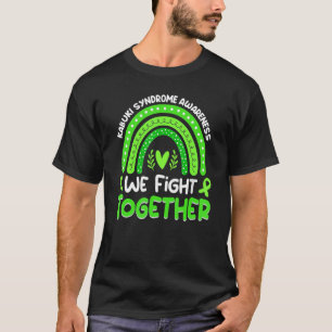 歌舞伎症候群認識度グリーンで戦う Tシャツ