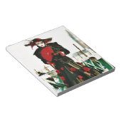 歌舞伎芸者デザイン ノートパッド (アングル)