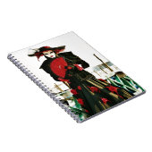 歌舞伎芸者デザイン ノートブック (右側)