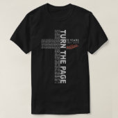 歌詞がページを回すおもしろいのクラシックTシャツ Tシャツ (デザイン正面)