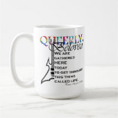 歌詞と奇妙な愛のマグカップ2025 コーヒーマグカップ (左)